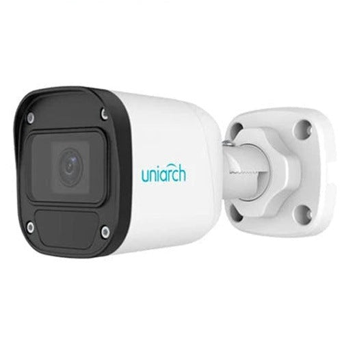 CAMARA IP BULLET UNIARCH BY UNV 5MP/ ULTRA265/ LENTE 2.8MM / IP67 / DWDR / MICROFONO EMBEBIDO / DIGITAL DEFOG / 30 MTS IR / POE + 12VDC [IPC-B125-APF28]