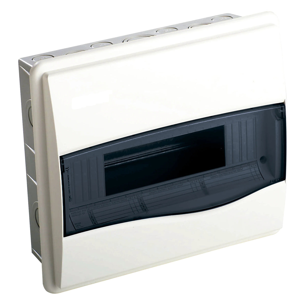 CAJA DE DISTRIBUCIÓN PARA EMPOTRAR, IP40, 12 MÓDULOS (SKU:8101005) [CD40E12]