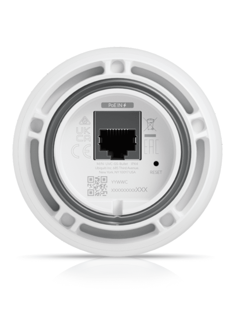 UBIQUITI UVC-G5-BULLET - CÁMARA IP BULLET PARA EXTERIOR 4 MP CON ILUMINADORES IR 9 MTS, LENTE FIJO, MICRÓFONO INTEGRADO Y DETECCIÓN DE EVENTOS DE IA #PREVENTA-Bullet-UBIQUITI-Bsai Seguridad & Controles