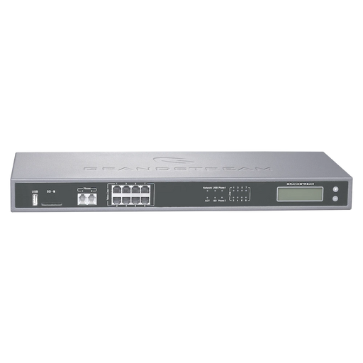 IP-PBX GS C/8 FXO, 100 LLAMADAS SIMULTANEAS Y HASTA 800 EXTENSIONES (REGISTROS SIP)-VoIP y Telefonía IP-GRANDSTREAM-UCM-6208-Bsai Seguridad & Controles