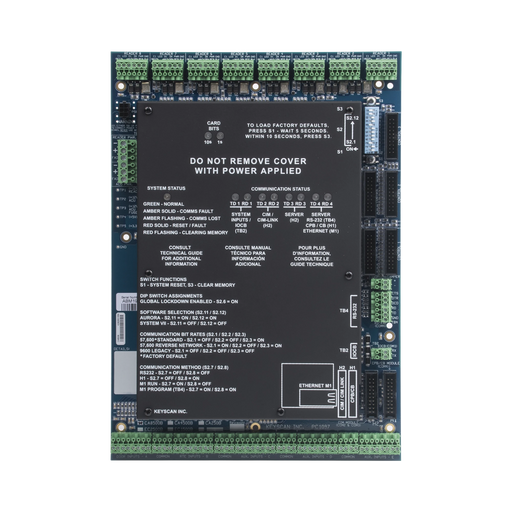 TARJETA PRINCIPAL DEL CONTROLADOR CA8500/ 8 LECTORAS-Paneles de Control de Acceso-KEYSCAN-DORMAKABA-CA8500B-Bsai Seguridad & Controles