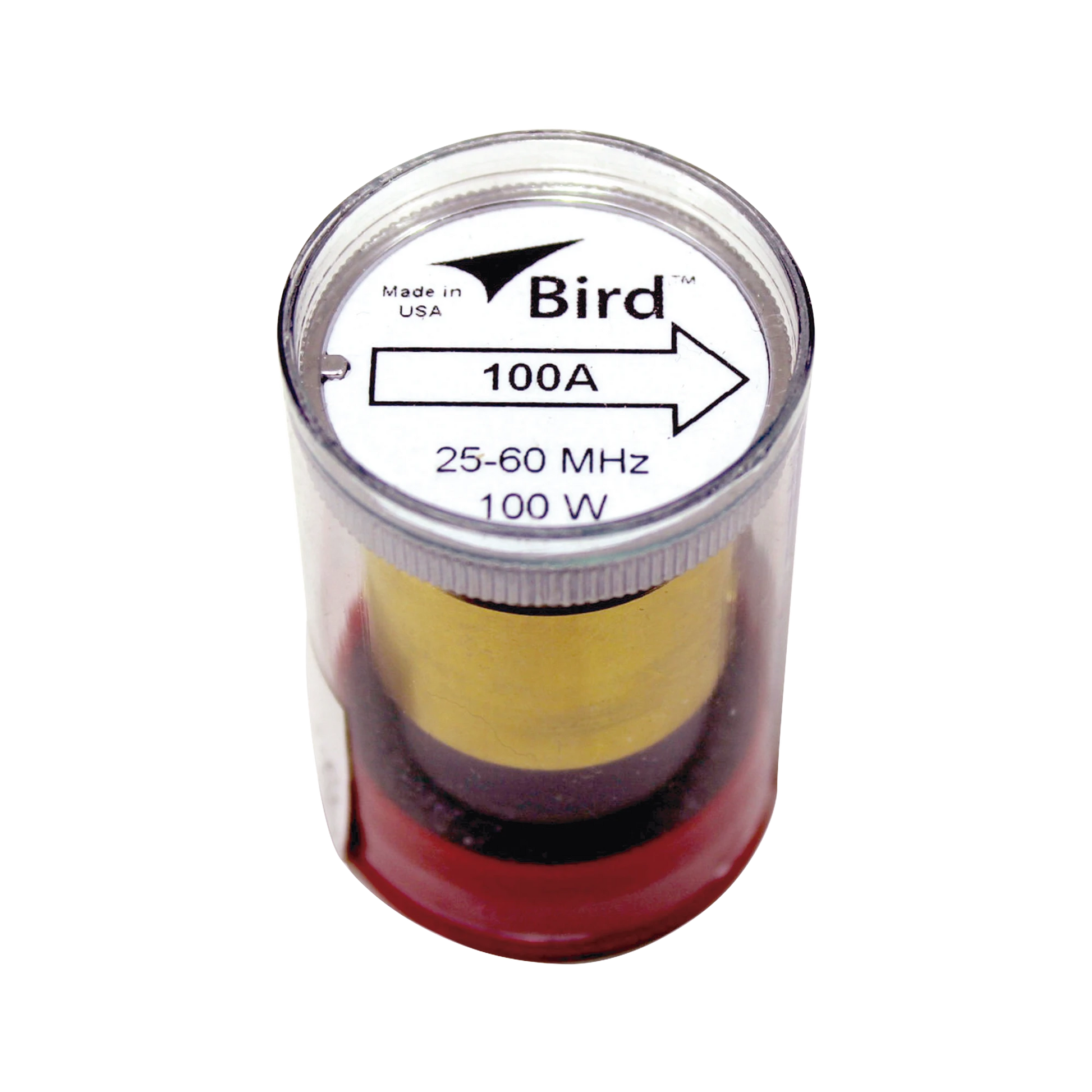 ELEMENTO DE 100 WATT EN LINEA 7/8 PARA WATTMETRO BIRD 43 EN RANGO DE FRECUENCIA DE 25 A 60 MHZ.-Equipo de Laboratorio-BIRD TECHNOLOGIES-Bsai Seguridad & Controles