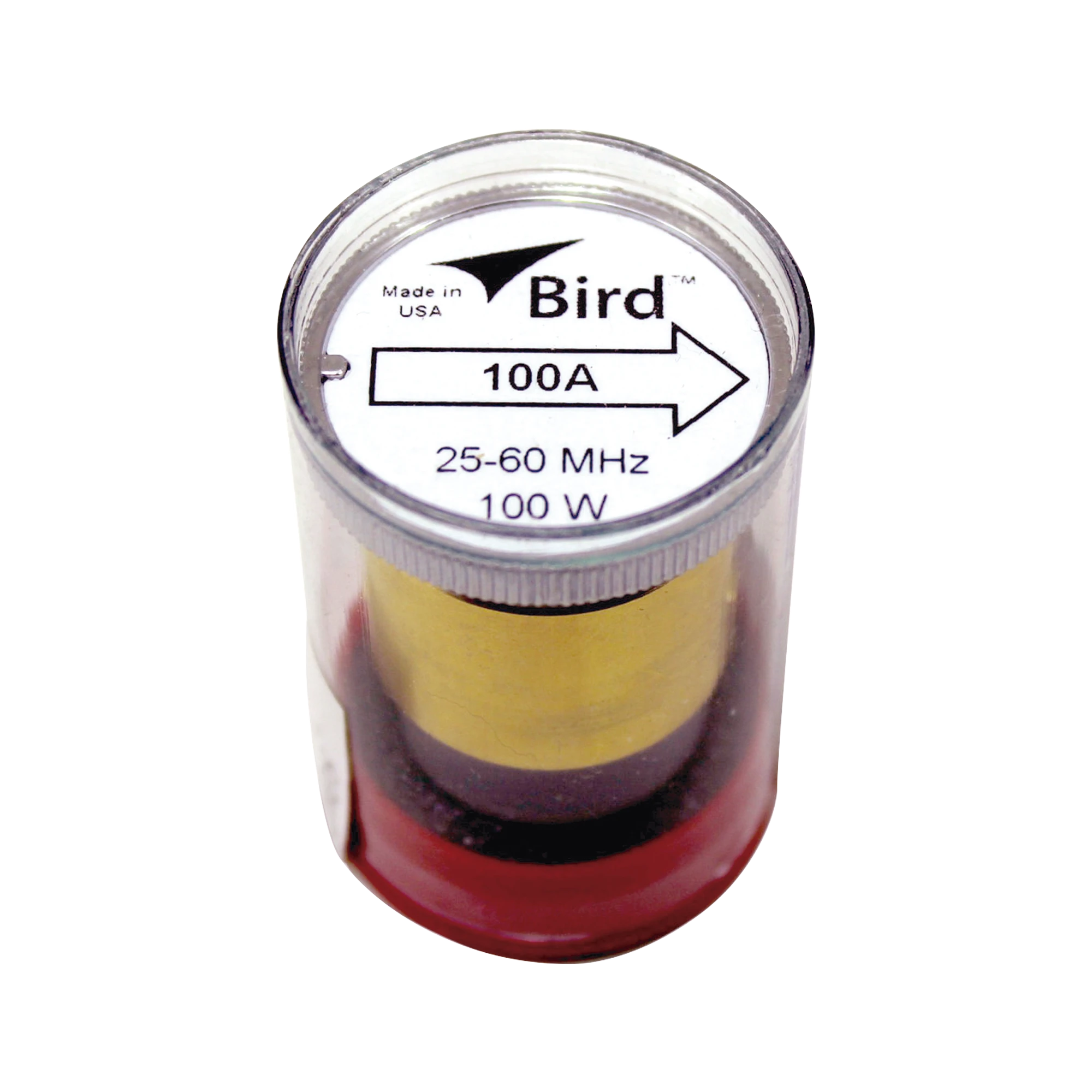 ELEMENTO DE 100 WATT EN LINEA 7/8 PARA WATTMETRO BIRD 43 EN RANGO DE FRECUENCIA DE 25 A 60 MHZ.-Equipo de Laboratorio-BIRD TECHNOLOGIES-Bsai Seguridad & Controles