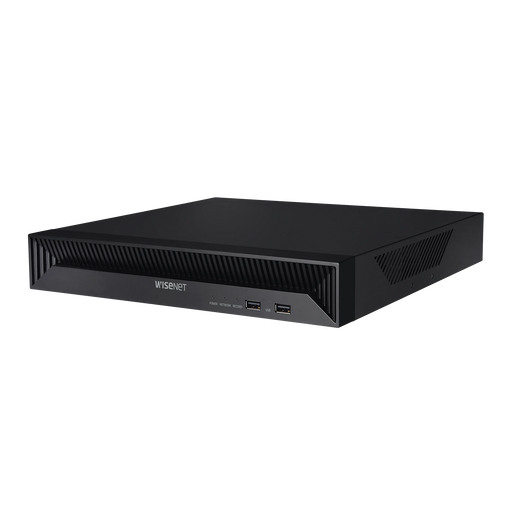 NVR 8 MEGAPÍXEL / 8 CANALES / H.265 / P2P WISENET / 8 PUERTOS POE-Cámaras IP y NVRs-Hanwha Techwin Wisenet-QRN-830S-Bsai Seguridad & Controles