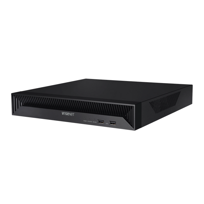 NVR 8 MEGAPÍXEL / 8 CANALES / H.265 / P2P WISENET / 8 PUERTOS POE-Cámaras IP y NVRs-Hanwha Techwin Wisenet-QRN-830S-Bsai Seguridad & Controles