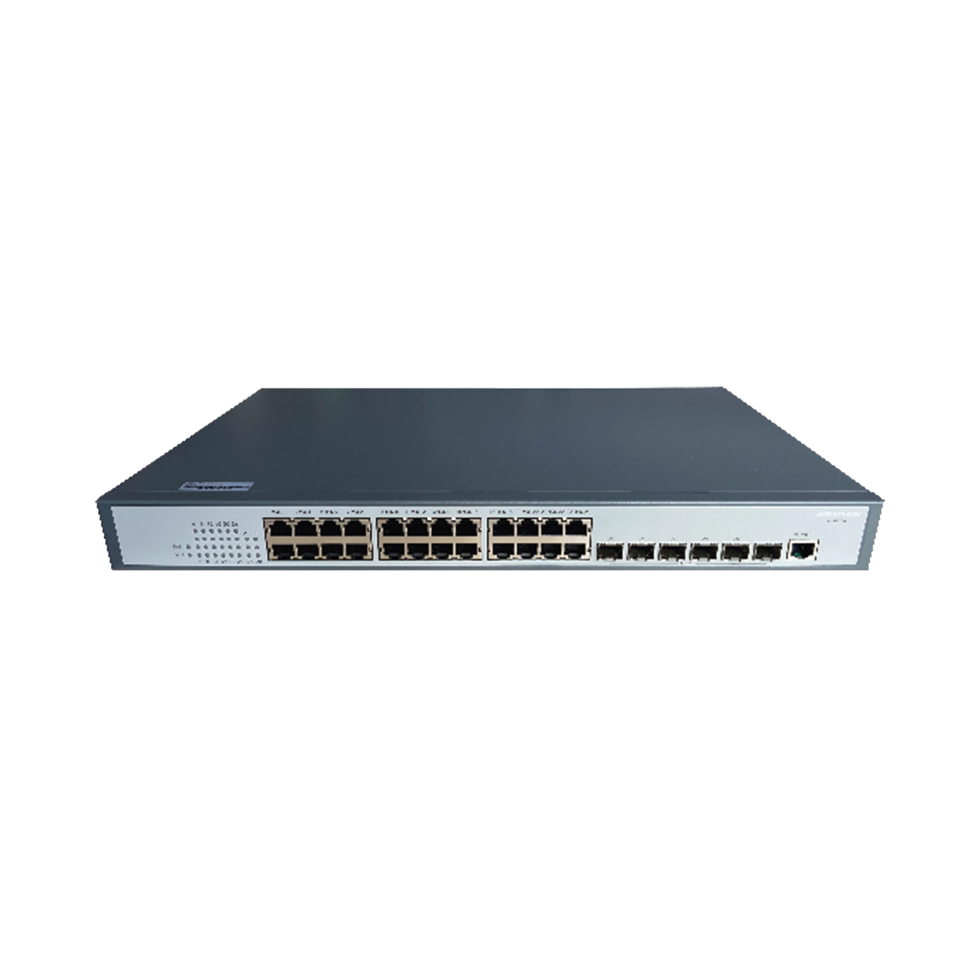 SWITCH GIGABIT / ADMINISTRABLE CAPA 3 / 24 PUERTOS 10/100/1000 MBPS / 8 PUERTOS SFP+ 10 G DE UPLINK.-Networking-HIKVISION-Bsai Seguridad & Controles