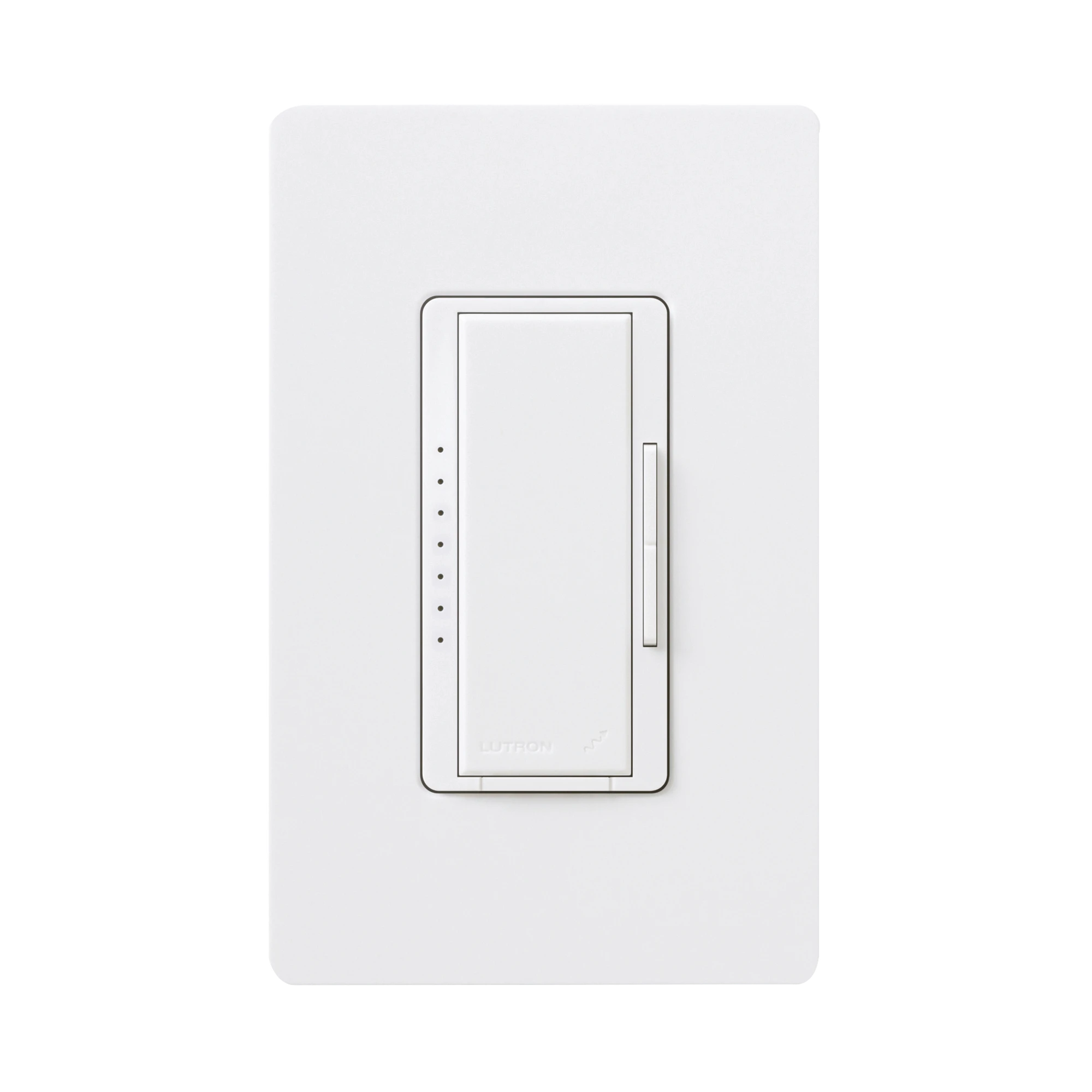 ATENUADOR (DIMMER) UN SOLO POLO / MULTILOCACION 120V /INC 1000W / 800W MLV, COLOR BLANCO NO REQUIERE NEUTRO.-Automatización - Casa Inteligente-LUTRON ELECTRONICS-Bsai Seguridad & Controles