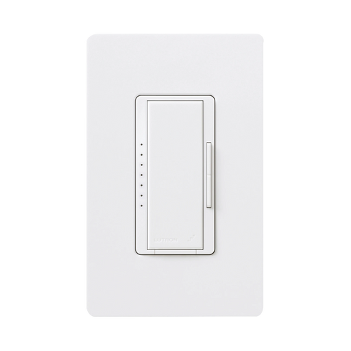 ATENUADOR (DIMMER) UN SOLO POLO / MULTILOCACION 120V /INC 1000W / 800W MLV, COLOR BLANCO NO REQUIERE NEUTRO.-Automatización - Casa Inteligente-LUTRON ELECTRONICS-RRD10DWH-Bsai Seguridad & Controles