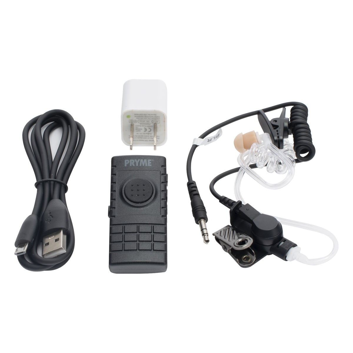 KIT MICRÓFONO SOLAPA INALÁMBRICO BLUETOOTH / PTT INTEGRADO / TUBO ACÚSTICO / CONEXIÓN DUAL / CLIP 360° [BTH300MAXKIT2]