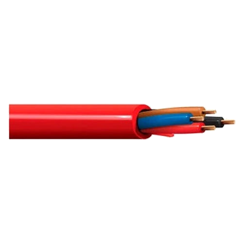 CABLE PARA ALARMA CONTRA INCENDIOS BELDEN FORRO PVC ROJO CMR RISER-FPLR 4C/18AWG 4 CONDUCTORES CALIBRE 18 AWG MULTIFILAR 100% COBRE USO INTERIOR ESPECIAL PARA APLICACIONES ALARMA DE INCENDIO MONITORIZACIÓN DETECCIÓN CIRCUITOS AUDIO [5302UL 002U1000]