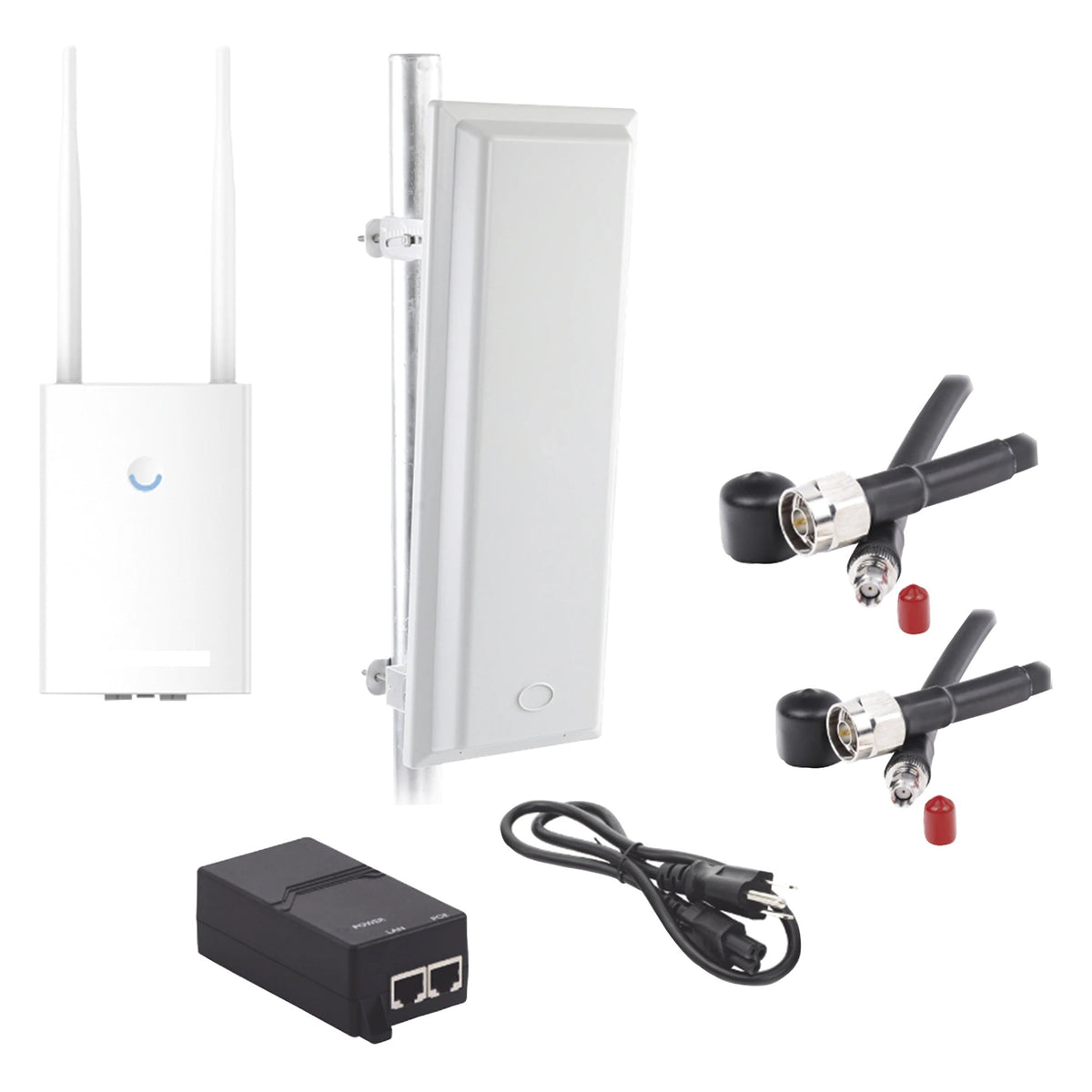 KIT DE PUNTO DE ACCESO WIFI / COBERTURA SECTORIAL 90° / DUAL BAND 2.4-2.5 GHZ Y 5.1-6.5 GHZ / 1.27 GBPS / ALCANCE 120 M (394 FT) [GWNTXP90]