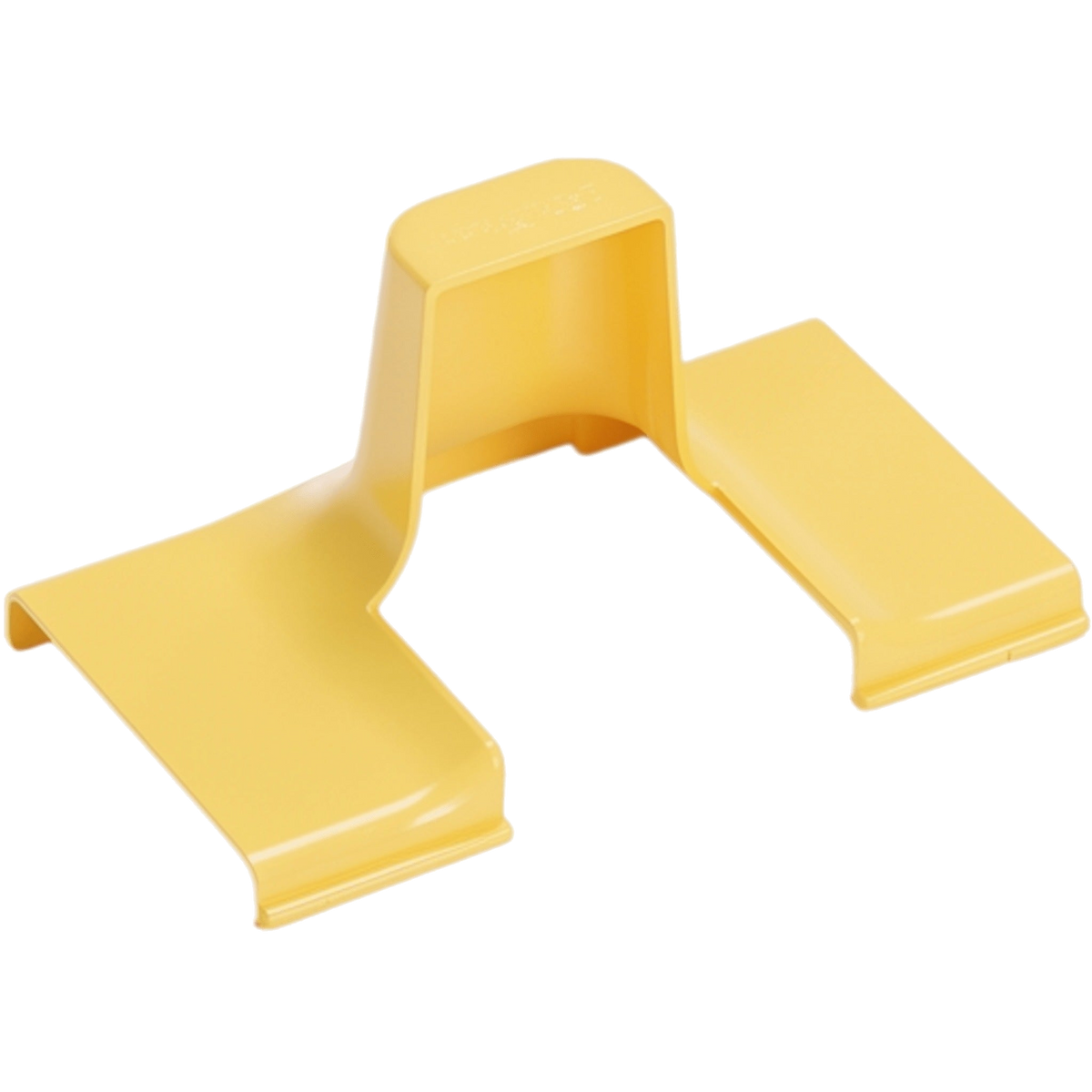 TAPA DE BAJADA VERTICAL / PARA CANALETA FIBERRUNNER 4X4 / RADIO DE CURVATURA 50.8 MM / ABS / COLOR AMARILLO [FRSPJC24LYL]