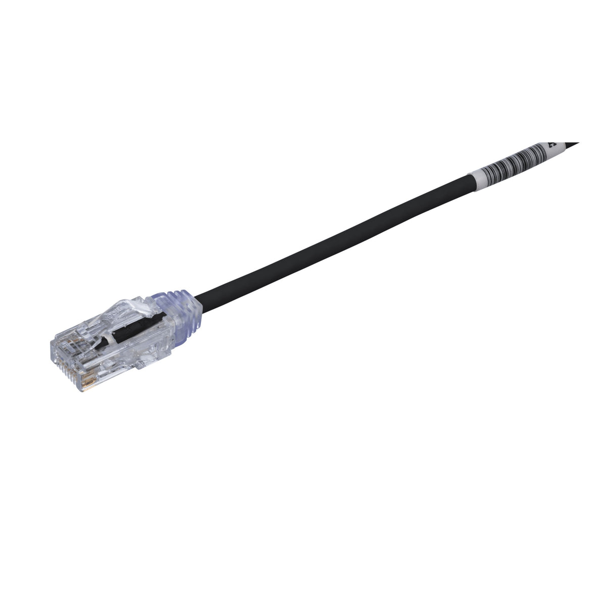 CABLE DE PARCHEO UTP CAT6A / CM-LSZH / 28AWG DIÁMETRO REDUCIDO / 0.30 M (1 PIE) / NEGRO [UTP28X1BL]