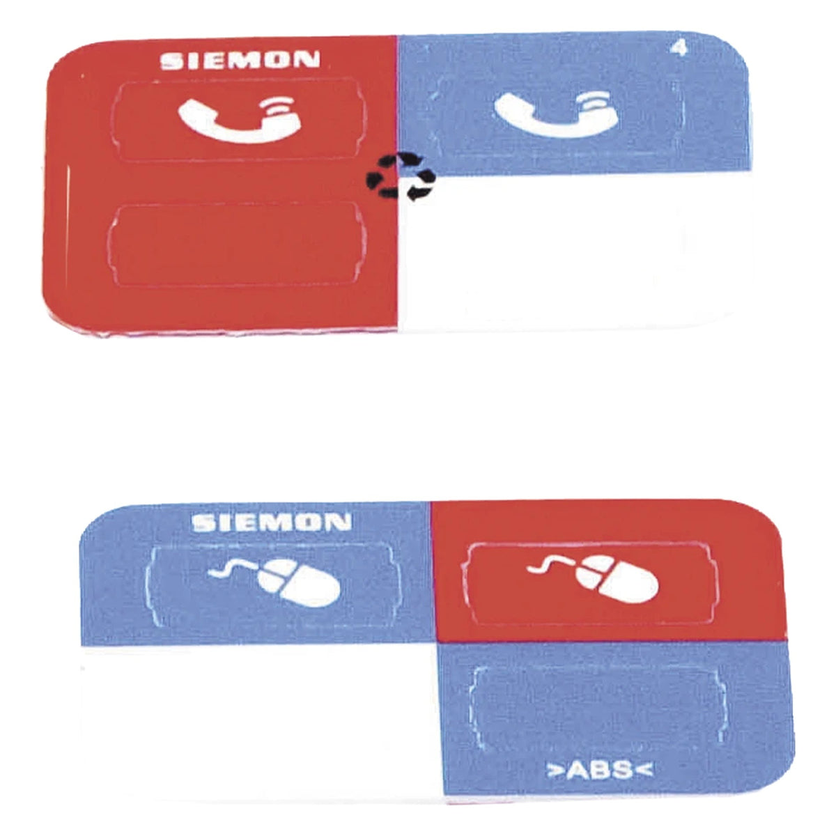 ICONO ULTRAMAX PARA IDENTIFICACIÓN DE JACKS, COLOR AZUL, BOLSA CON 100 PIEZAS [Z-ICON-06B]