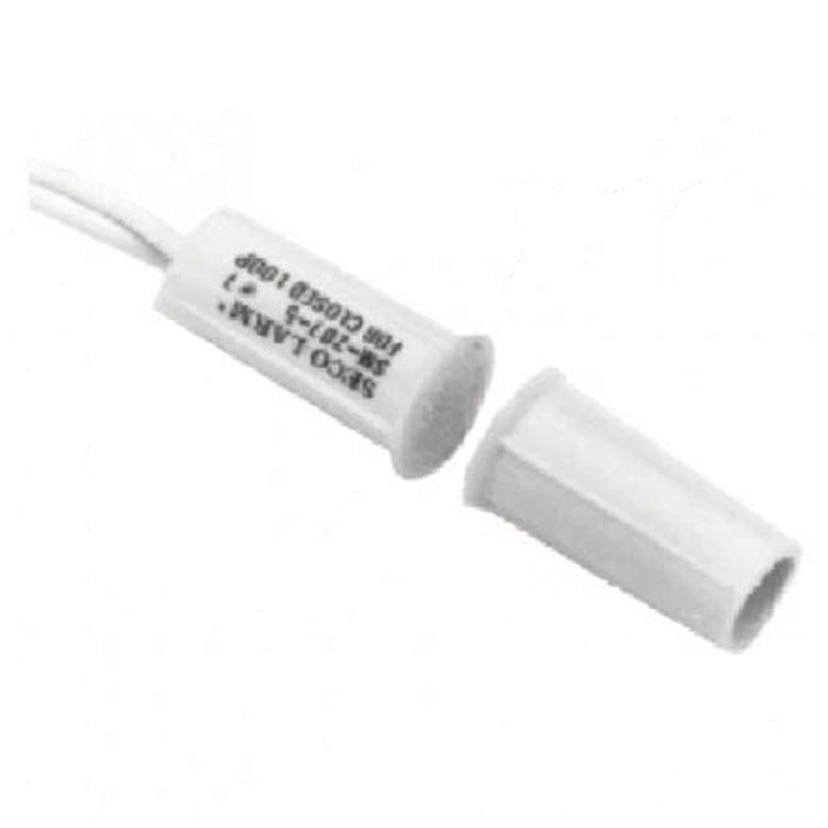 SECO-LARM 10PKW -PAQUETE DE 10 CONTACTO MAGNETICOS BLANCO GAP 3/4 DE EMBUTIDO TIPO TAQUETE COMPATIBLE PANELES DSC / RISCO / BOSCH [SEC1180012]