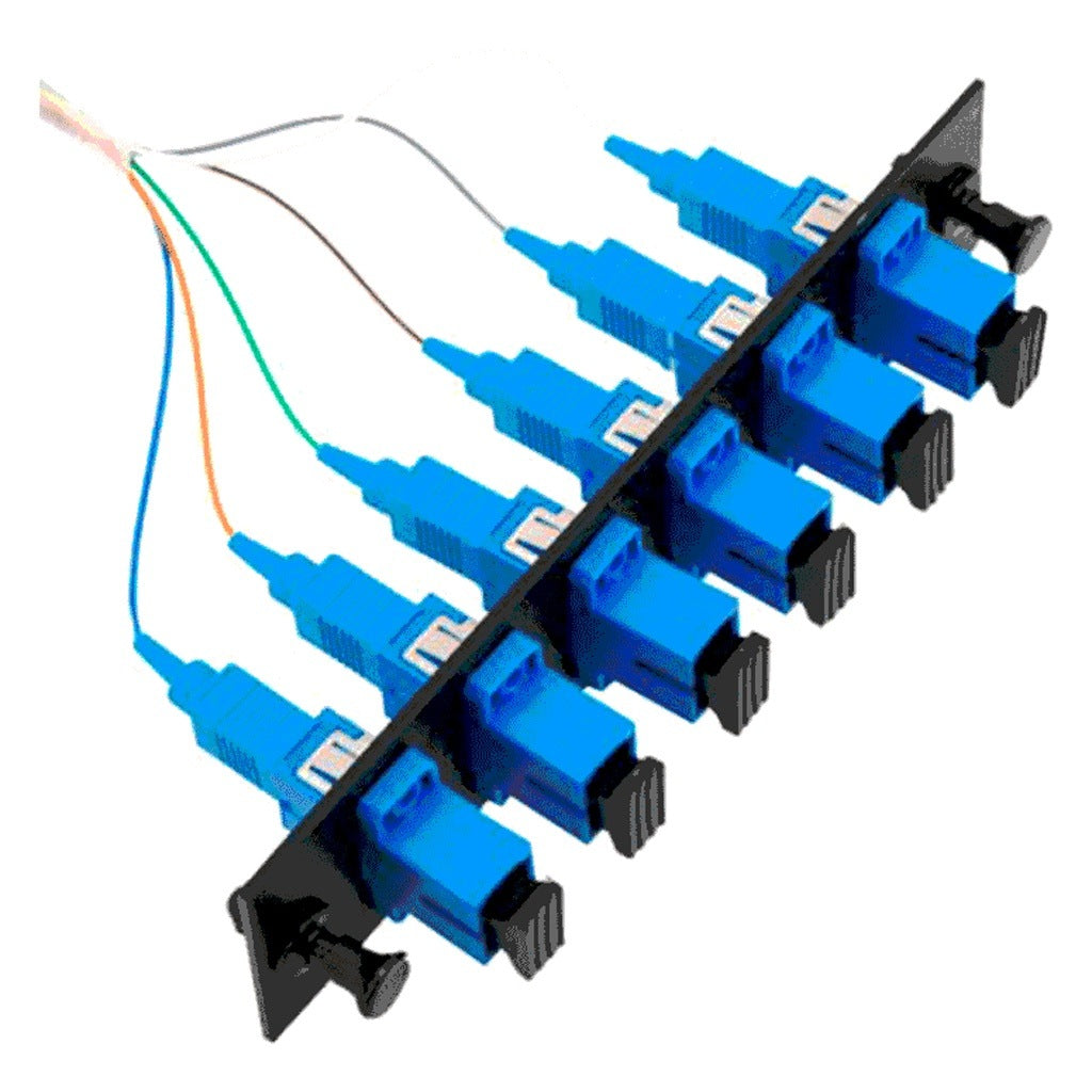SBE TECH SBE-PIGSC2MSM6P JUEGO DE 6 PIGTAIL SC / MONOMODO 9/125 / 2 METROS [SBT1910033]