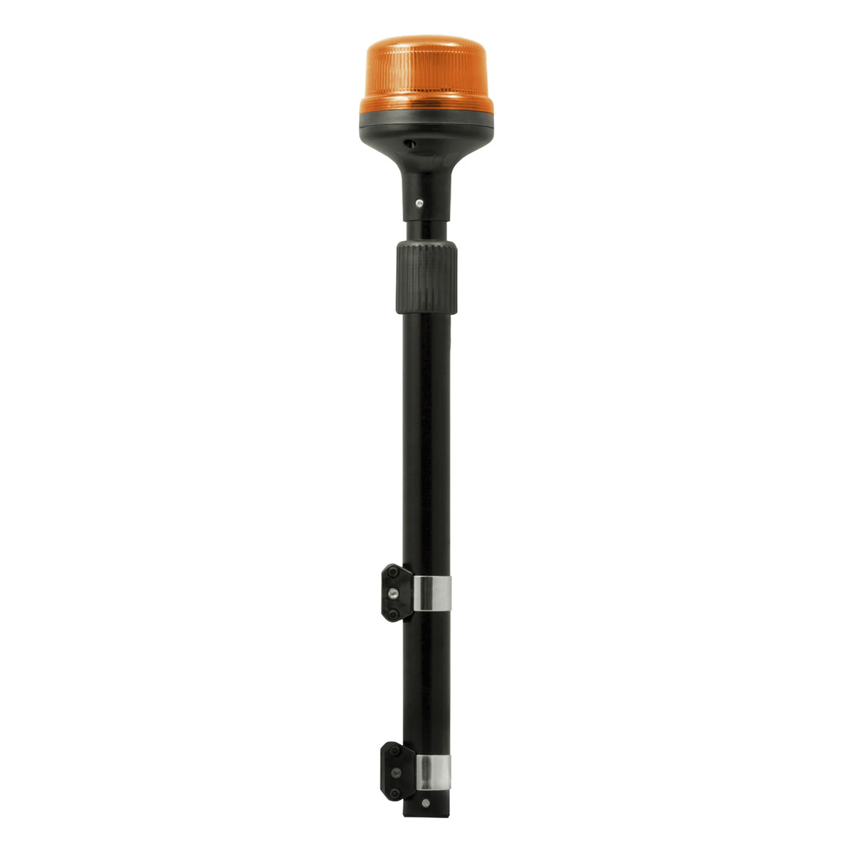 LUZ TELESCÓPICA PARA MOTOCICLETAS / 8 LED / ÁMBAR / 12~24 VCD / 11 PATRONES DE DESTELLO / IP6K6 / PERFIL BAJO 88 MM [SPT16A]