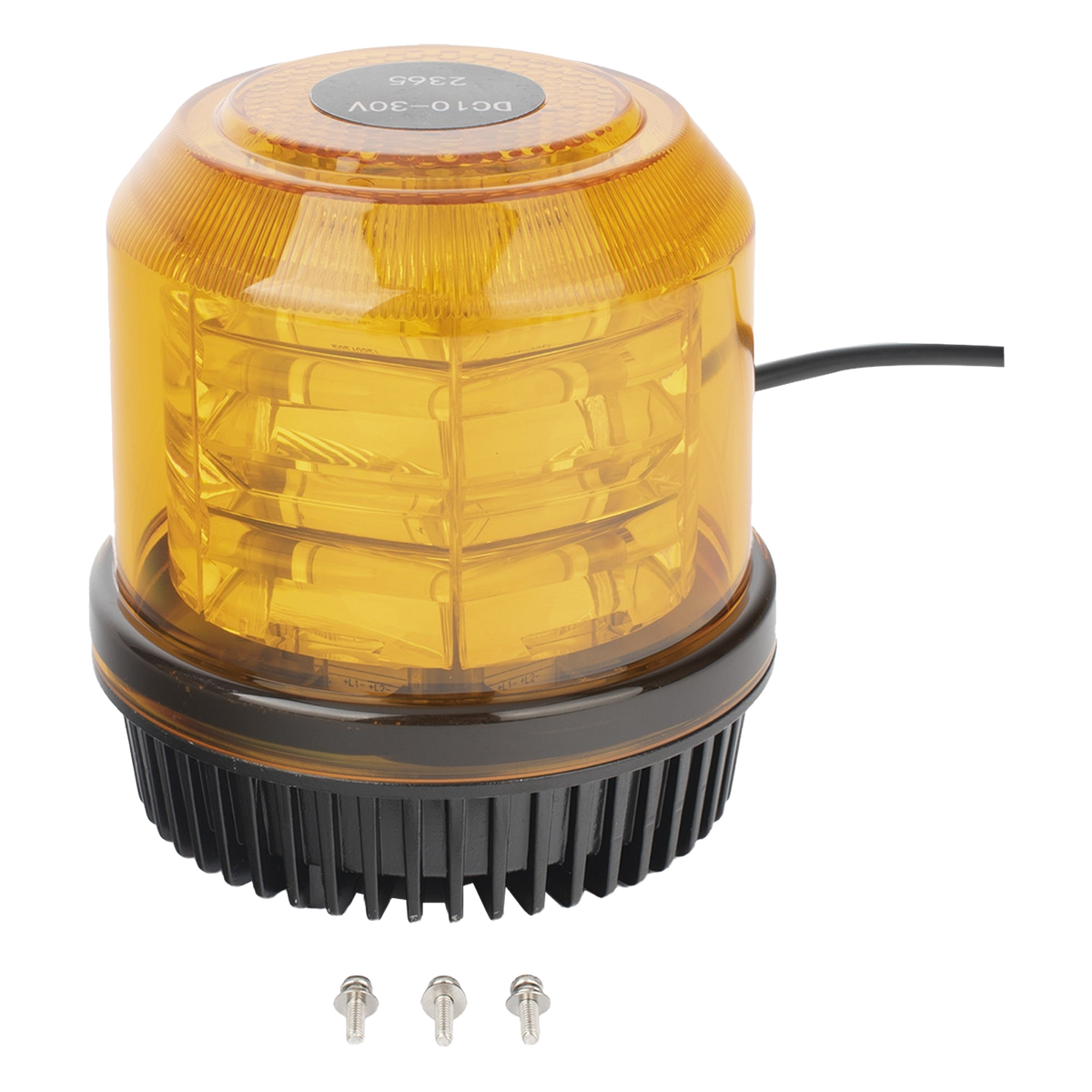 BURBUJA ESTROBOSCÓPICA LED / 12 LED GEN 3 / COLOR ÁMBAR / 10-30 VCD / IP66 / CERTIFICACIÓN ECER65 Y R10 / MONTAJE FIJO CON TORNILLOS [XLTE2365A]