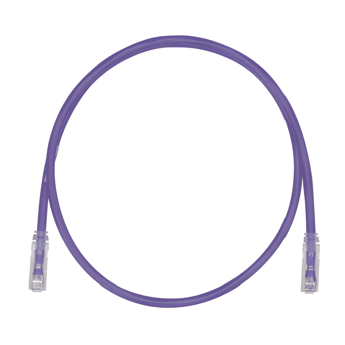 CABLE DE PARCHEO CAT6 / UTP 28AWG / DIÁMETRO 3.8 MM / 20 CM / VIOLETA / LSZH-CM / POE HASTA 48 CABLES EN MAZO [UTP28SP0.2MVL]