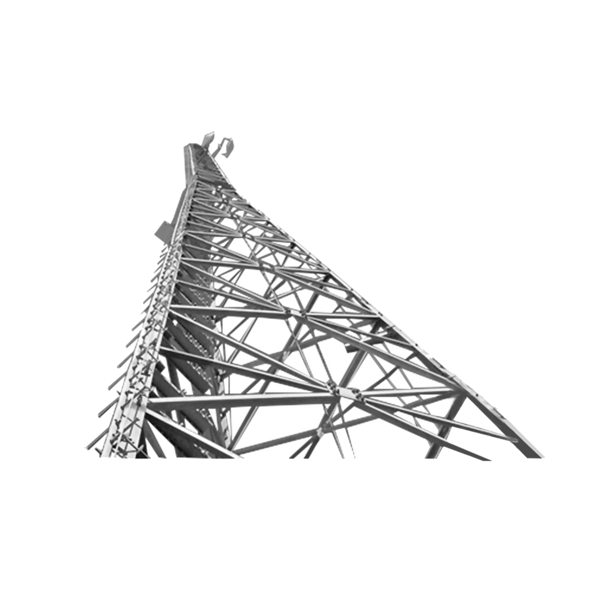TORRE AUTOSOPORTADA / 140FT (42.7M) / GALVANIZADA POR INMERSIÓN EN CALIENTE / 6 A 19 SECCIONES / ANSI-TIA-222 F&G [TRY-ST-140-S610]