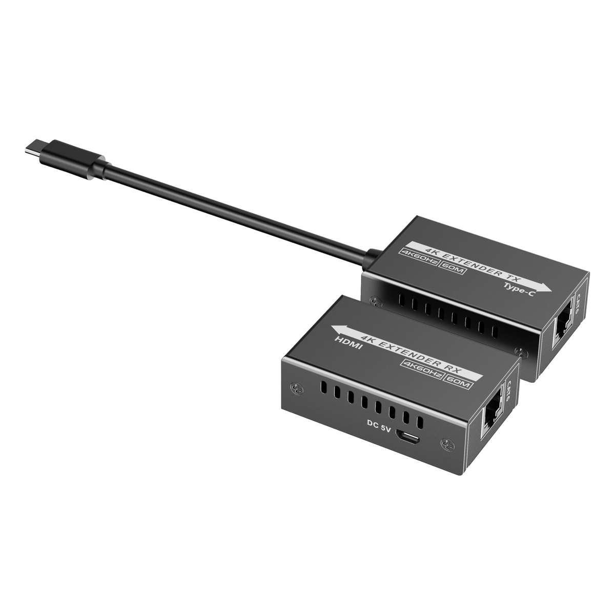 EXTENSOR USB-C A HDMI / 4K 120 HZ / 18 GBPS / ALCANCE 60 M (196.9 FT) / HDR10 / HDCP 2.2 / PROTECCIÓN ESD ±8KV [TT600TH]