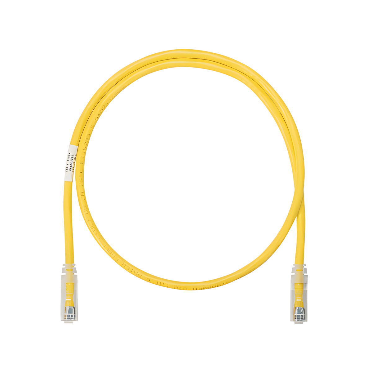CABLE DE PARCHEO UTP / CATEGORÍA 6 / 1 PIE (0.3 M) / 24 AWG / T568B / AMARILLO [NK6PC1YLY]