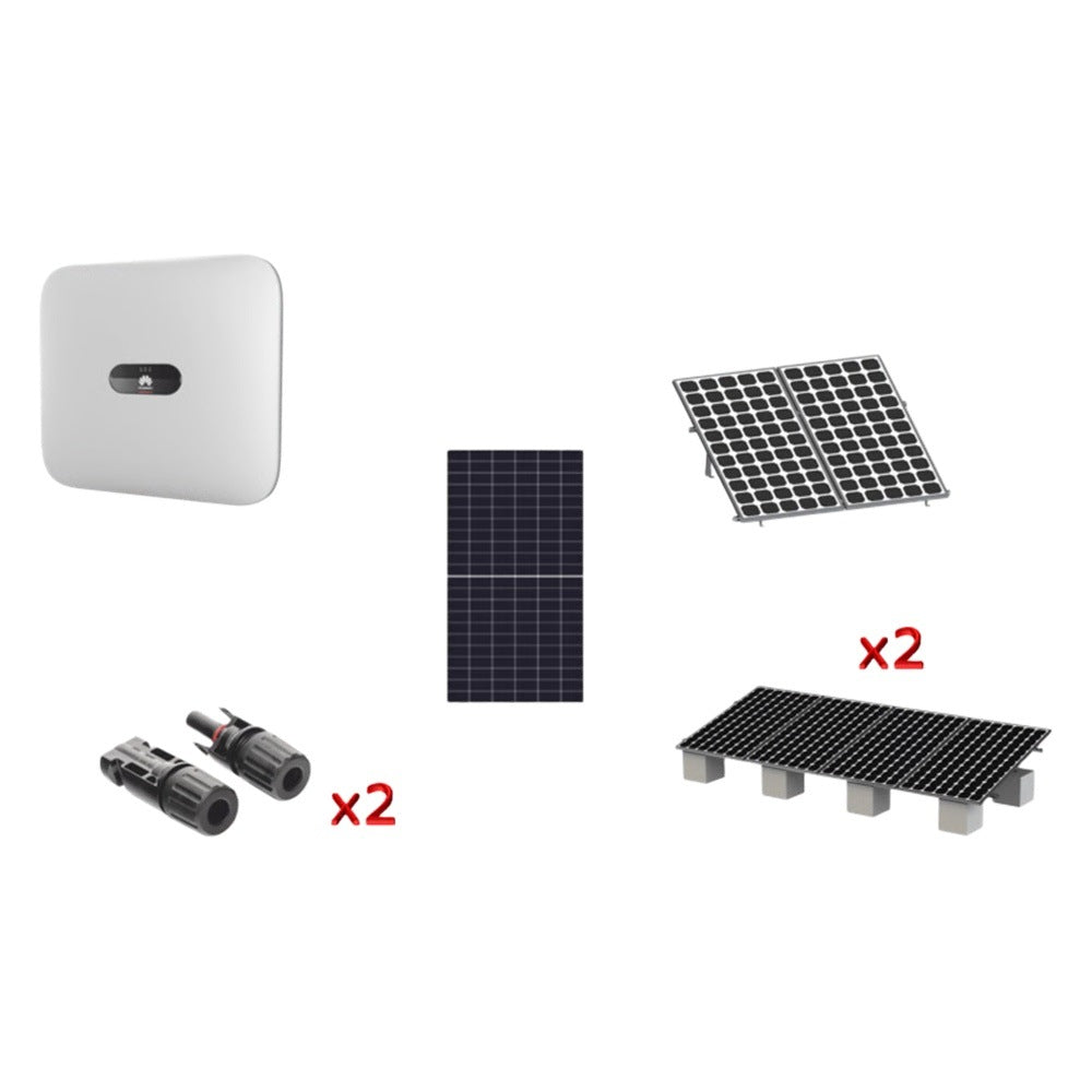 KIT SOLAR DE INTERCONEXIÓN / 6 KW / 220 VCA / INVERSOR, PANELES Y MONTAJE INCLUIDOS