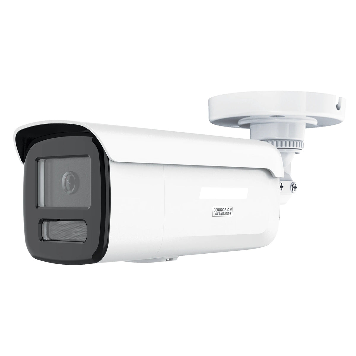 BALA IP / 6 MEGAPIXEL / LENTE 4 MM / 197 PIES IR + LUZ BLANCA / EXTERIOR IP67 / ESTROBO AZUL Y ROJO / WDR 130 DB / ACUSENSE 3.0 / METAL / NEMA 4X / ACUSEEK