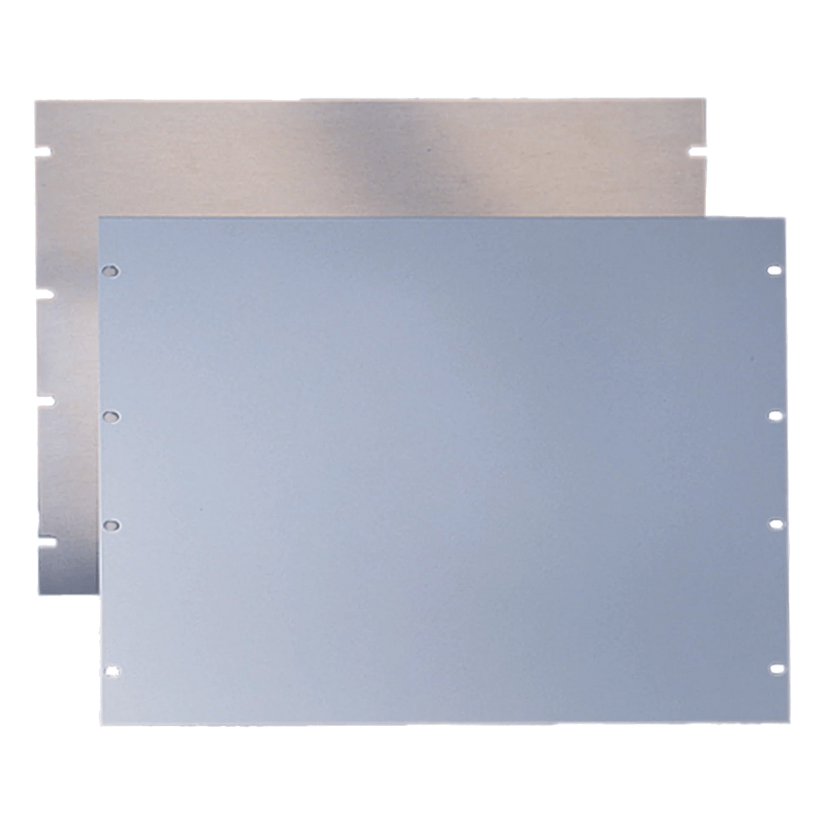 TAPA CIEGA PARA RACK 19" / ALUMINIO 5052-H32 / 3U / DISEÑO PLANO / ORIFICIOS EIA ESTÁNDAR / 0.90 KG [P19RP3UA]