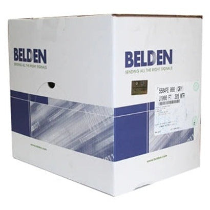 CABLE DE SEGURIDAD Y SONIDO BELDEN / INTERIOR / GRIS / 6 CONDUCTORES / 22 AWG / FORRO PVC / CMR / BLINDADO / EN CAJA / 1,000 PIES 305 METROS [5504FE 008U1000]