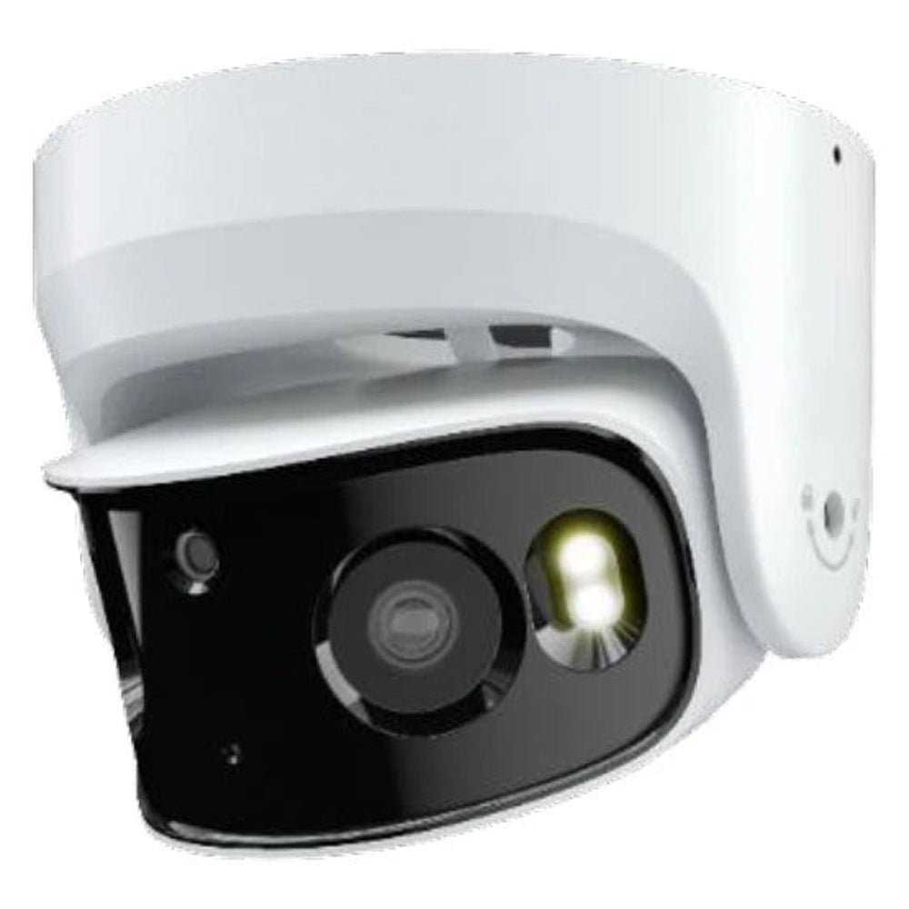 CAMARA IP PANORAMICA 180 GRADOS MERIVA TECHNOLOGY / 8 MP / H.265S / 2 LENTES 3.5MM / 20M IR / IP67 / IK10 / METALICA / 12 VCD / POE / SOPORTA MICRO SD HASTA 256 GB (NO INCLUIDA) / 1 ENTRADA + 1 SALIDA DE AUDIO / 1 ENTRADA + 1 SALIDA DE ALARMA [MPC-204]