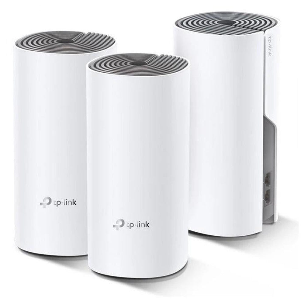 SISTEMA WI-FI MESH TP-LINK AC1200, DUAL BAND, HASTA 100 EQUIPOS, MU-MIMO, COMPATIBLE CON ALEXA [DECO E4(3-PACK)]