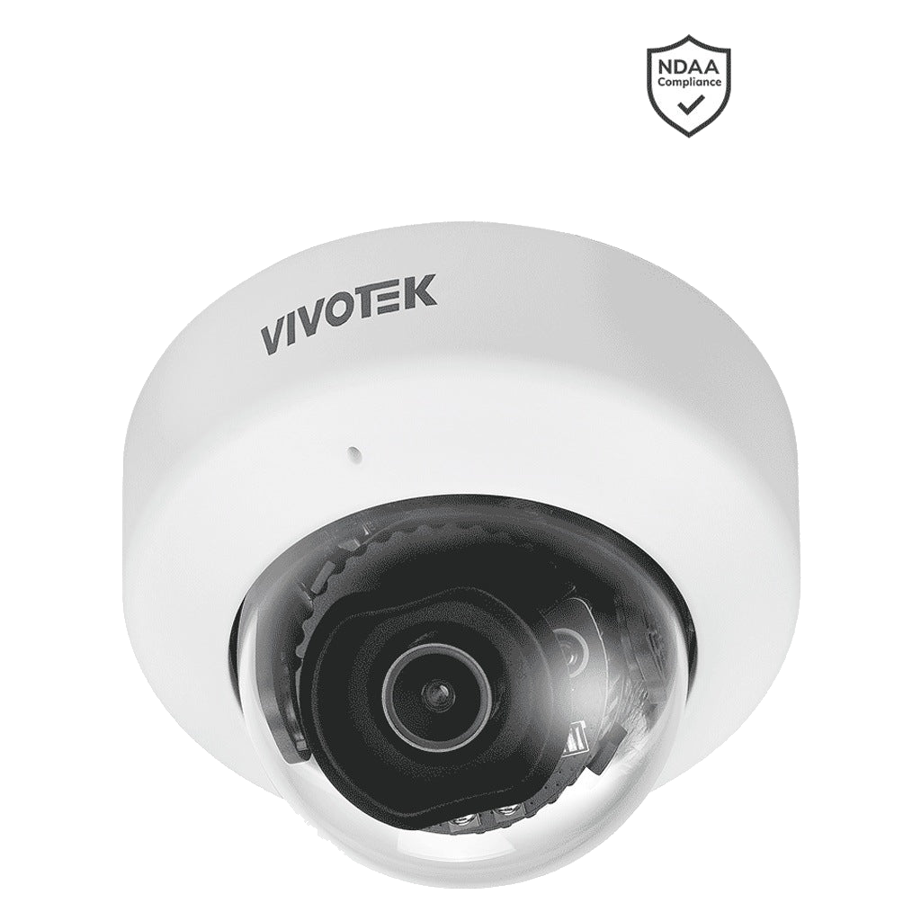 VIVOTEK FD9186-H - CÁMARA IP DOMO INTERIOR 5 MEGAPIXELES, LENTE FIJO 2.8MM, SMART IR 30MTS, WDR PRO, MICRÓFONO INTEGRADO, SMART VCA, DI, DC12V, CIBERSEGURIDAD TREND MICRO [VIV0040040]