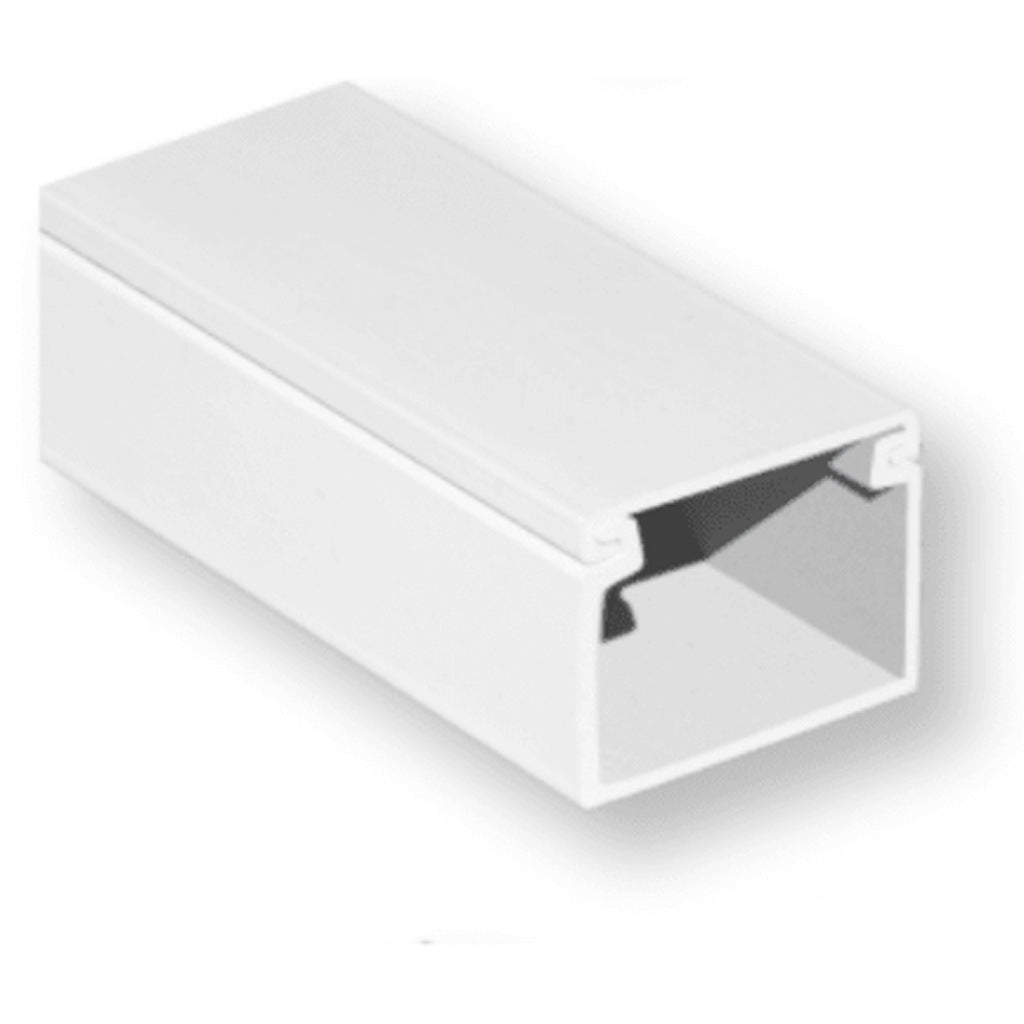 SBE TECH SBE-1619 - CANALETA PLÁSTICA / PVC / UNA VÍA / ALTO 1.6 CM, ANCHO 1.9 CM, LARGO 2 METROS [SBT1630022]