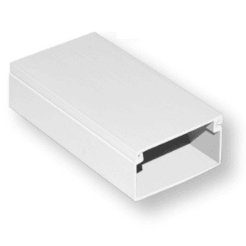 SBE TECH SEB-1737 - CANALETA PLÁSTICA / PVC / UNA VÍA / ALTO 1.7 CM, ANCHO 3.7 CM, LARGO 2 METROS [SBT1630024]