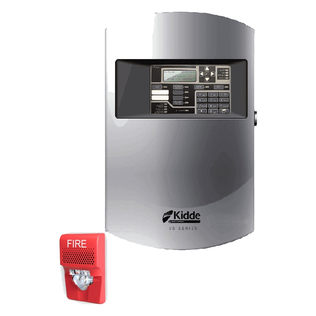 KIDDE F_VS1GSPKIT2 - PANEL 64 DISPOSITIVOS DIRECCIONABLES / 2 DETECTORES DE HUMO CON BASES / 1 ESTACIÓN MANUAL / 1 SIRENA CON ESTROBO [KID1420012]