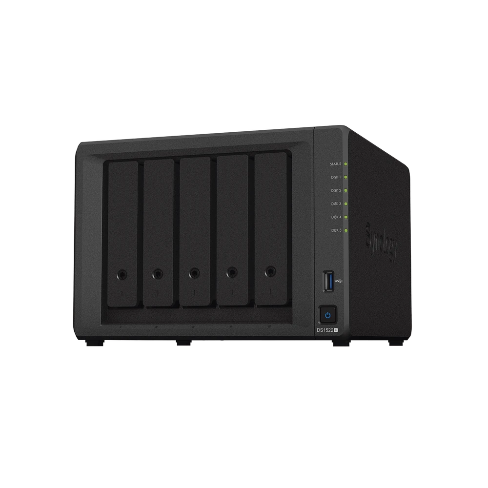 SERVIDOR NAS DE ESCRITORIO DE 5 BAHIAS / EXPANDIBLE A 15 BAHÍAS / 8GB DE RAM-Cámaras IP-SYNOLOGY-Bsai Seguridad & Controles