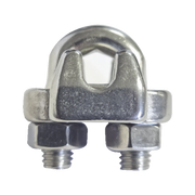 NUDO/ PERRO/ ABRAZADERA ACERO FORJADO PARA CABLE DE 1/8", ACERO INOXIDABLE.-Torres y Mástiles-SYSCOM TOWERS-Bsai Seguridad & Controles