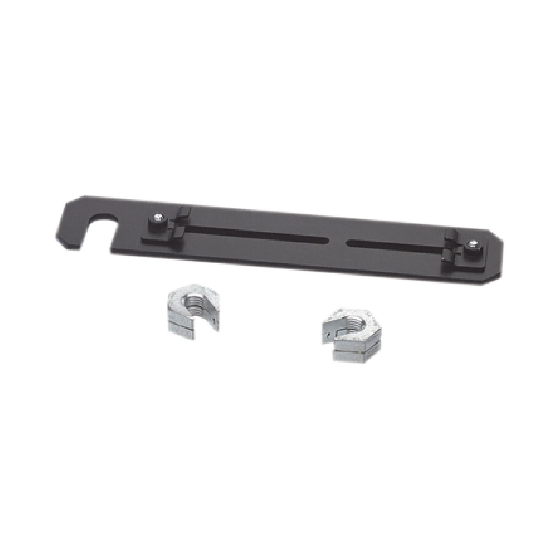 SOPORTE DE MONTAJE A TECHO, PARA CANALETAS FIBERRUNNER 4X4 O 6X4, USO CON VARILLA ROSCADA DE 5/8, COLOR NEGRO-Canaletas-PANDUIT-Bsai Seguridad & Controles