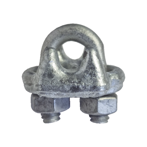 NUDO/ PERRO/ ABRAZADERA ACERO FORJADO PARA CABLE DE 1/8", GALV. POR INMERSIÓN EN CALIENTE.-Torres y Mástiles-SYSCOM TOWERS-Bsai Seguridad & Controles