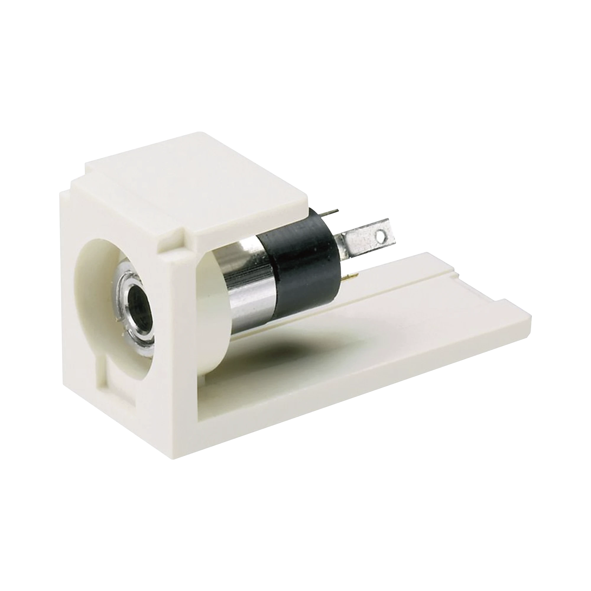 MÓDULO ESTÉREO DE 3.5MM (1/8), TIPO MINI-COM, PARA SOLDAR, COLOR BLANCO MATE-Jacks / Plugs-PANDUIT-Bsai Seguridad & Controles