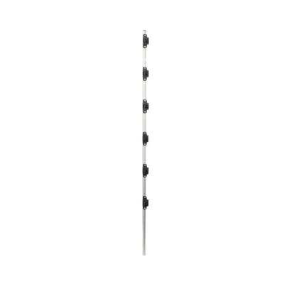 SFIRE SF-POST-6 - POSTE DE PASO PARA CERCAS ELÉCTRICAS / TUBO DE ACERO GALVANIZADO / 6 AISLADORES / LONGITUD 1.4 M (4.6 
