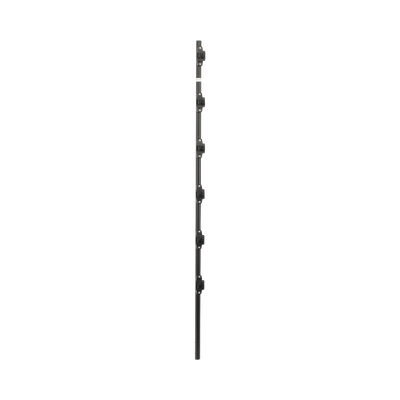 SFIRE SF-POST-6B - POSTE DE PASO PARA CERCA ELÉCTRICA / TUBO DE ACERO GALVANIZADO / 6 AISLADORES / 1.4 M (4.6 FT) / DIÁM