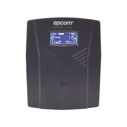 UPS DE 1500 VA/900 W TOPOLOGÍA LÍNEA INTERACTIVA, ENTRADA 120 VCA NEMA 5-15P Y 6 SALIDAS NEMA 5-15R, CON REGULADOR DE VOLTAJE AVR Y PANTALLA LCD-Ups/No Break-EPCOM POWER LINE-Bsai Seguridad & Controles