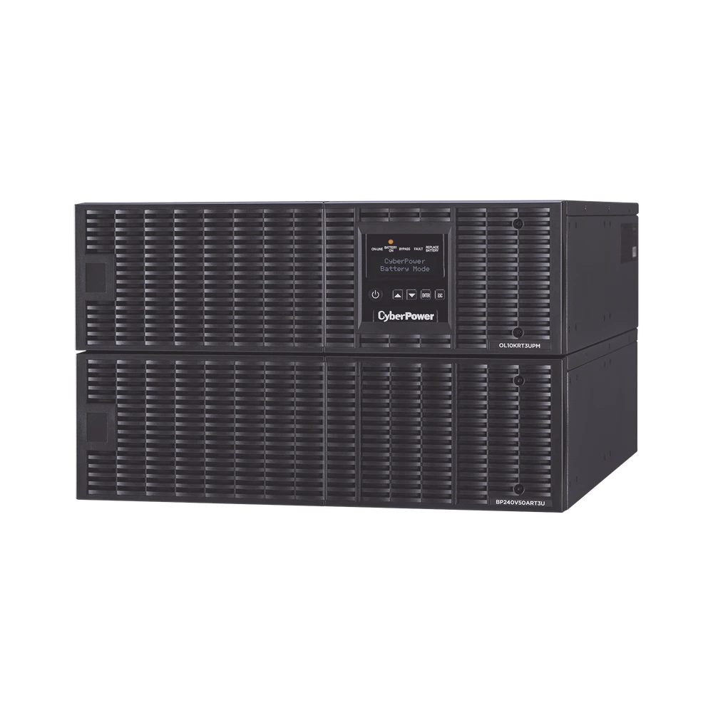 UPS DE 10000 VA/9000 W, ONLINE DOBLE CONVERSIÓN, 200 - 240 VAC DE ENTRADA, 200 - 240 VAC DE SALIDA, TERMINAL HARDWIRED, ONDA SENOIDAL PURA, TORRE O RACK DE 6 UR, CON 3 TOMAS NEMA L6-30R-Ups/No Break-CYBERPOWER-Bsai Seguridad & Controles