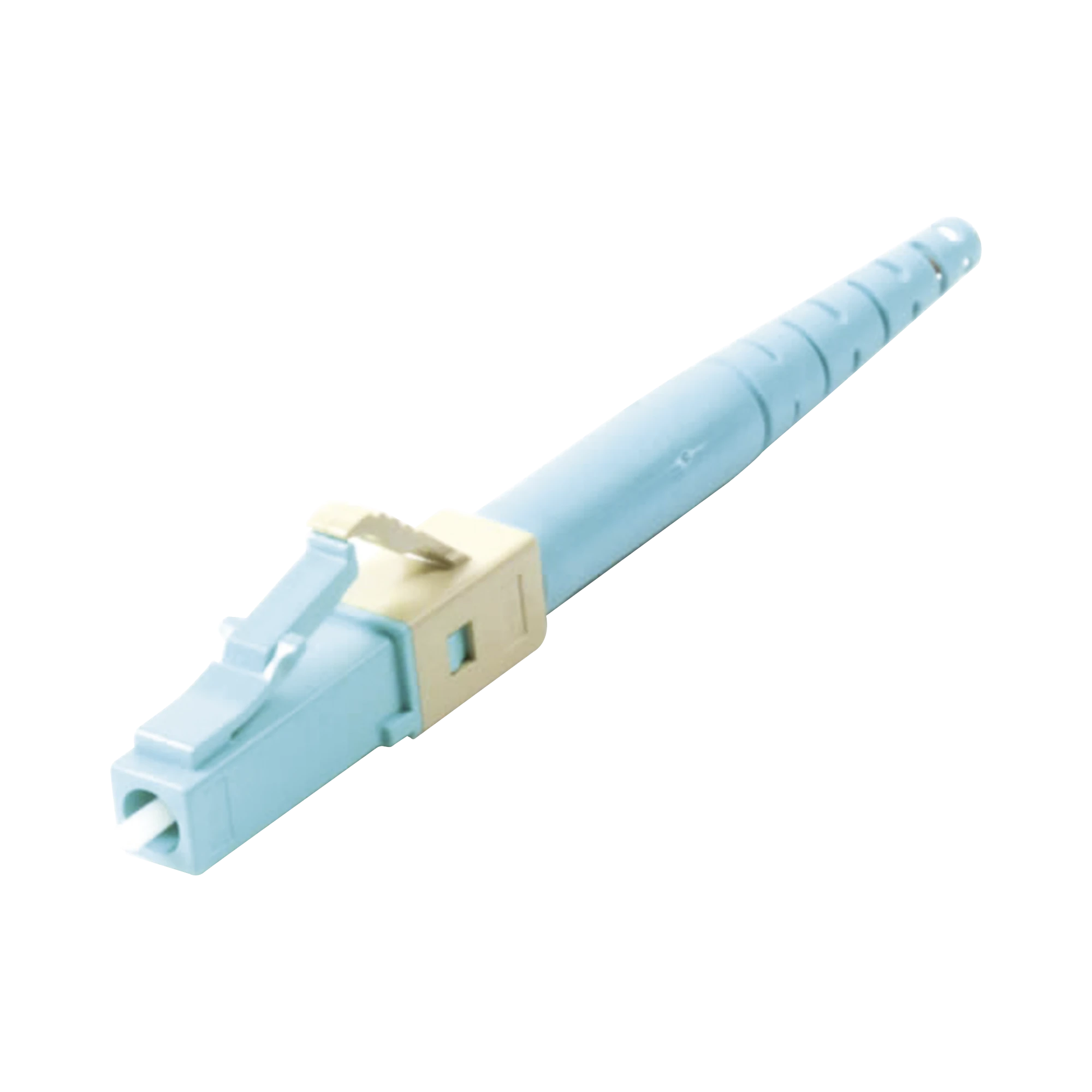 CONECTOR DE FIBRA ÓPTICA LC SIMPLEX OPTIFUSE TIPO SPLICE-ON, MULTIMODO (OM3/OM4) PARA FIBRA DE 250/900UM COLOR AQUA-Fibra Óptica-SIEMON-Bsai Seguridad & Controles