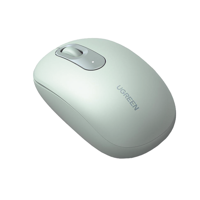 MOUSE INALÁMBRICO 2.4G 800/1200/1600/2400 DPI / FUNCIÓN DE 3 BOTONES / ALCANCE 10M / SILENCIOSO / ERGONÓMICO / ANTI-CAÍDA Y ANTI-INTERFERENCIAS / COLOR VERDE / BATERÍA ALCALINA AA (INCLUIDA).-Accesorios Generales-UGREEN-90672-Bsai Seguridad & Controles