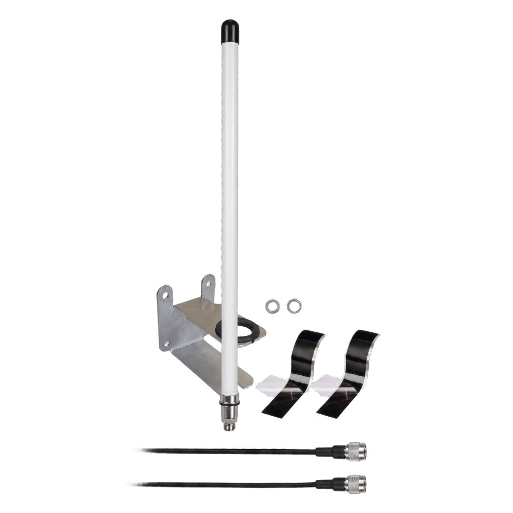 ANTENA LORA / 6 DBI / 863-928 MHZ / DIPOLO COLINEAL / IP67 / VIENTO 240 KM/H (150 MPH) / CABLE 1 M (3.28 FT) [ACC-IOT-KAN09-02]