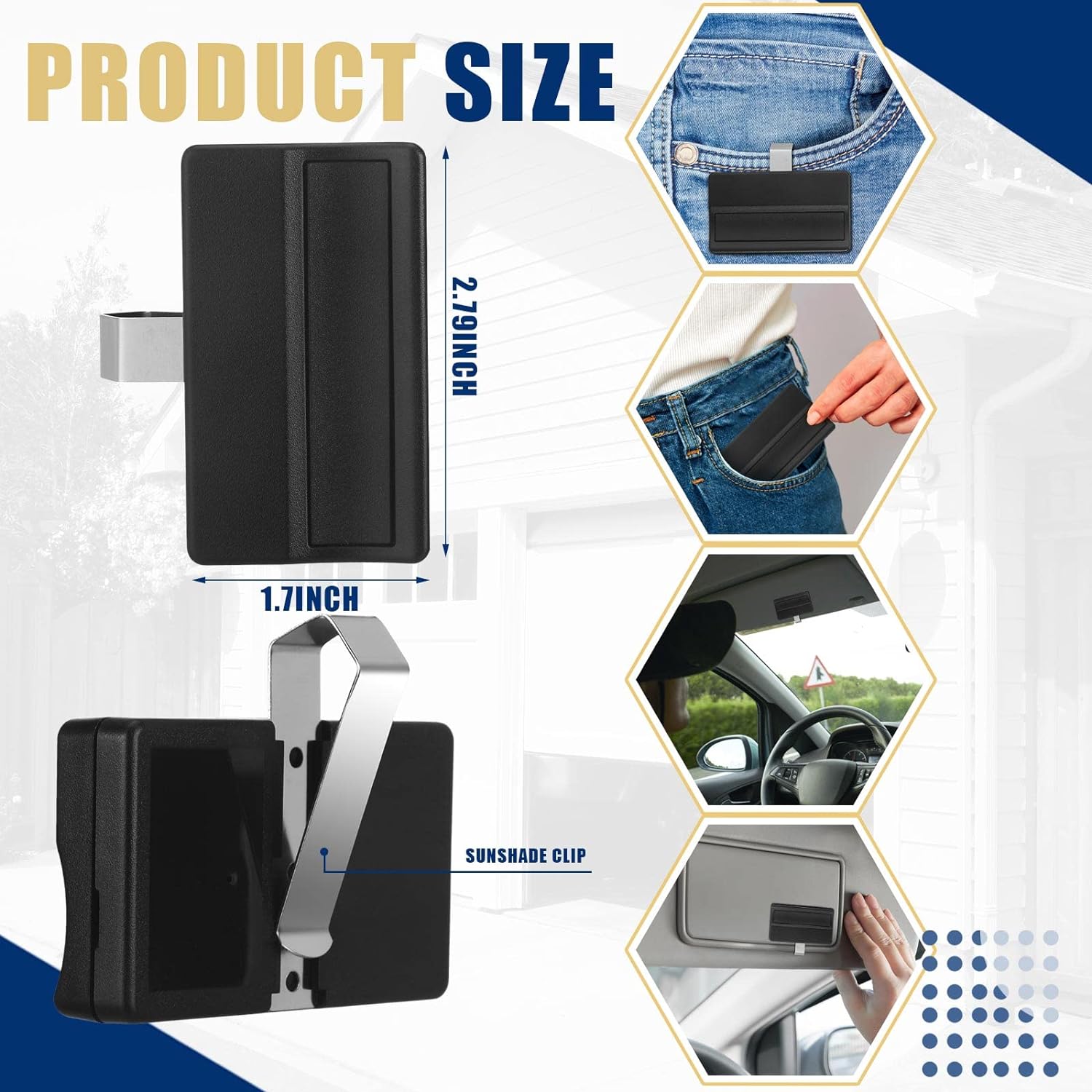 Kingdder 3 Controles Remotos Para Abrir Puertas De Garaje De 371LM/ 950CD Compatible Con Liftmaster Chamberlain Abridores De Puerta De Garaje Con Botón Morado Seguridad + 315 MHz-Acceso Vehicular-Chamberlain-Bsai Seguridad & Controles