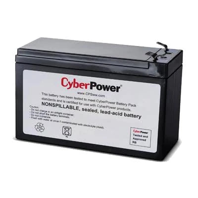 BATERÍA DE REEMPLAZO DE 12V/9AH PARA UPS DE CYBERPOWER-Baterías-CYBERPOWER-RB1290-Bsai Seguridad & Controles